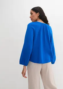 Mousseline blouse van katoen, bonprix