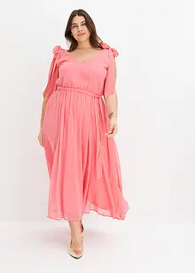 Chiffon jurk met strikdetails, bonprix