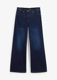 Stretch jeans met extra wijde pijpen en comfortband, bonprix