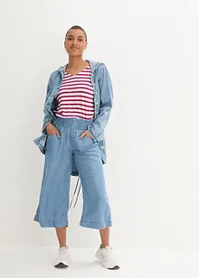 Lichte, zomerse culotte met brede comfortband van lyocell, bonprix