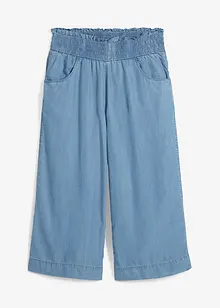 Lichte, zomerse culotte met brede comfortband van lyocell, bonprix