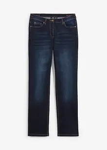 Straight jeans met mid waist van katoen, bonprix