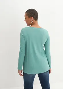 Lichte longsleeve met knoopsluiting, bonprix