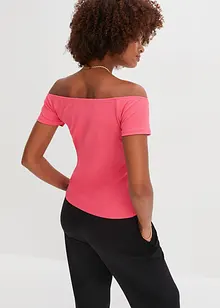 Carmen-shirt met structuur, BODYFLIRT boutique