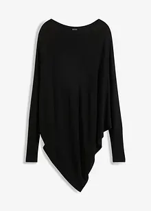 Oversized trui met asymmetrische onderrand, bonprix