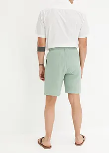 Lange short van mousseline, regular fit, bonprix