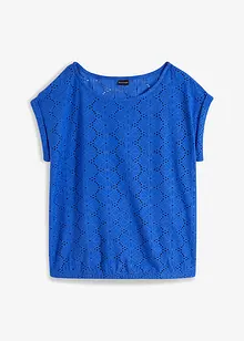 Shirt met broderie anglaise, bonprix