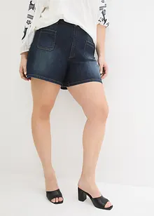 Stretch jeans short met high waist, John Baner JEANSWEAR