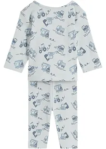 Baby geribde outfit met biologisch katoen (2-dlg. set), bpc bonprix collection