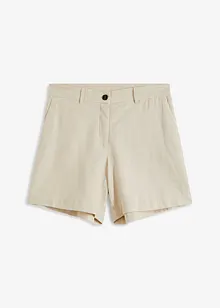 Rechte short met linnen, bpc bonprix collection