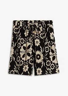 Wijde crinkle short met high waist comfortband, bpc bonprix collection