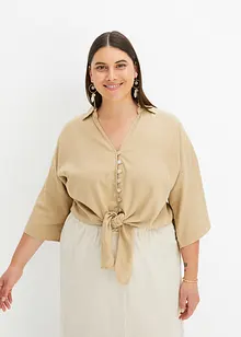 Linnen blouse, bonprix