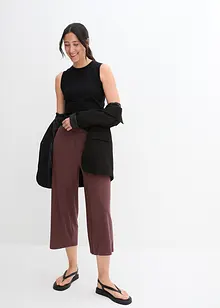 Geribde jersey culotte met comfortband, bonprix