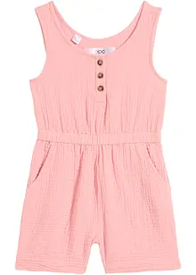 Meisjes mousseline playsuit van katoen, bonprix