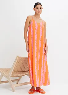 Geweven maxi jurk met zomerse print, bonprix