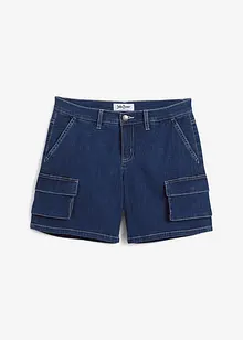 Cargo jeans short, mid waist, John Baner JEANSWEAR
