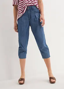 Mid waist 3/4 jeans, wide leg, John Baner JEANSWEAR