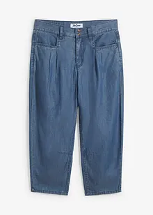 Mid waist 3/4 jeans, wide leg, John Baner JEANSWEAR