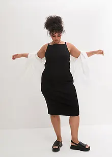 Stretch shirtjurk met biologisch katoen, bonprix