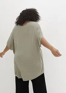 Bigshirt met print van licht materiaal, bonprix