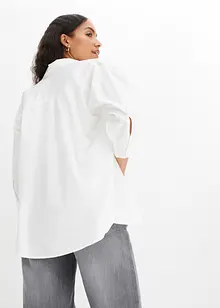 Oversized blouse van katoen, bonprix