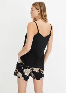 Shortama met spaghettibandjes (2-dlg. set), bonprix