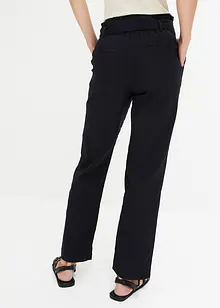 Lichte twill broek met comfortband, bonprix