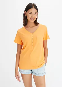 T-shirt van katoen-viscosemix, bonprix