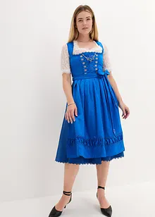 Dirndl met satijnen schort met borduursel (2-dlg. set), bonprix