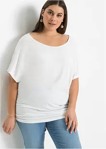 Vleermuisshirt met kant, bonprix