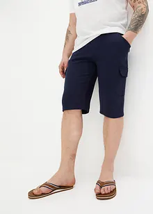 Lange sweat cargo bermuda, regular fit, bonprix