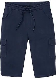 Lange sweat cargo bermuda, regular fit, bonprix