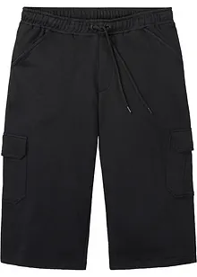 Lange sweat cargo bermuda, regular fit, bonprix