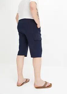 Lange sweat cargo bermuda, regular fit, bonprix