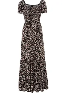 Maxi jurk van viscose, korte maat, bonprix