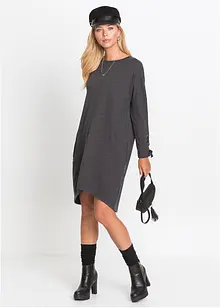 Sweatjurk met vetersluitingen, bonprix