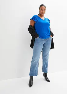 Shirt met kant van een viscose-mix, bonprix
