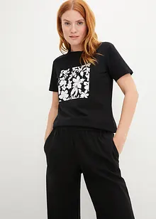 T-shirt met bloemenprint, bonprix