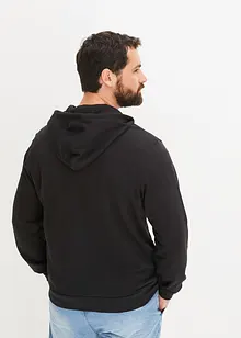 Sweater met capuchon en ritssluiting, bonprix