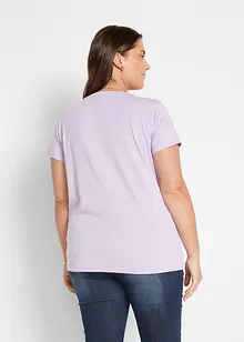 Shirt met ronde hals (set van 5), korte mouw, bonprix