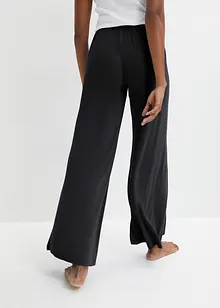 Pyjamabroek met wijde pijpen en viscose, bonprix
