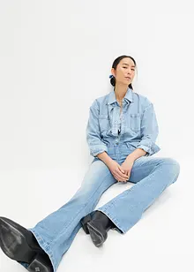 Bootcut jeans mid waist, stretch, bonprix