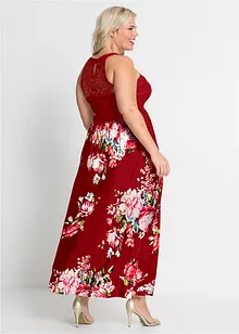 Jersey jurk met kanten lijfje, bonprix