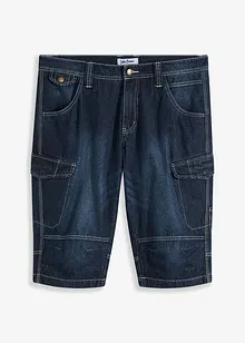 Lichte jeans cargo bermuda, relaxed fit, bonprix