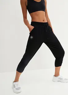 Loungewear harembroek met plooitjes, bonprix