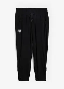Loungewear harembroek met plooitjes, bonprix