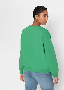 Oversize sweater met letterprint, bonprix