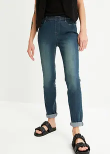 Skinny jegging mid waist met comfortband, bonprix