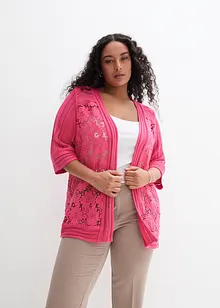 Vest met kant, bonprix