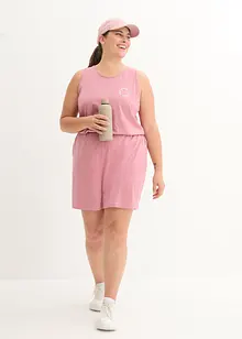 Sneldrogende jurk met geïntegreerde short, bonprix